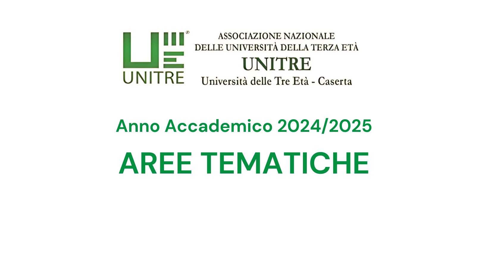 Aree tematiche A.A. 2024-25