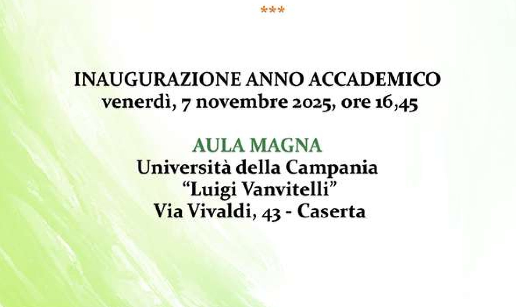 Anno Accademico 2025/2026